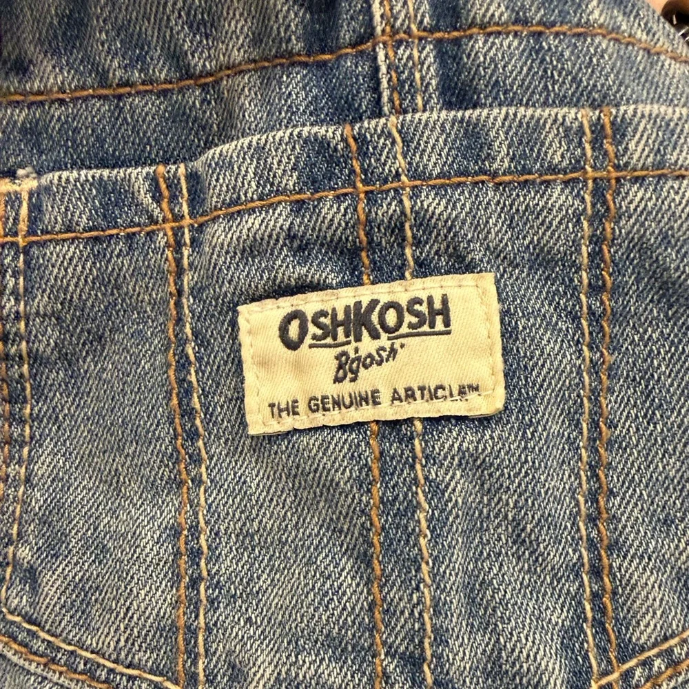 OshKosh Denim Overall Dress w/ Eyelet Skirt | 4T